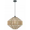 Lampa wisząca - Naturalna lina i czarna metalowa rama - Lapor image 9