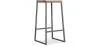 Stołek barowy - Industrial Design - Wood & Metal - 76cm - Big Boy image 9