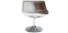 Fotel do salonu - Designerski fotel - Skóra i metal - Cognac image 9