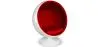 Fotel z podłokietnikami - Ball Design - Tapicerowany w tkaninie - Batton image 9