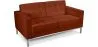 Sofa tapicerowana skórzana - 2 osobowa - Konel image 9