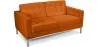 Sofa tapicerowana skórzana - 2 osobowa - Konel image 9