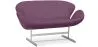 Sofa zakrzywiona - Tapicerowana w skórze - 2 miejsca siedzące - Svin image 9