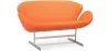 Sofa zakrzywiona - Tapicerowana w skórze - 2 miejsca siedzące - Svin image 9