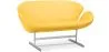 Sofa zakrzywiona - Tapicerowana w skórze - 2 miejsca siedzące - Svin image 9