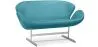 Sofa zakrzywiona - Tapicerowana w skórze - 2 miejsca siedzące - Svin image 9