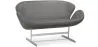 Sofa zakrzywiona - Tapicerowana w skórze - 2 miejsca siedzące - Svin image 9