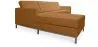 Designerska sofa z kanapą - tapicerowana w skórze - Nova image 9