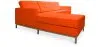 Designerska sofa z kanapą - tapicerowana w skórze - Nova image 9