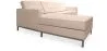 Designerska sofa z kanapą - tapicerowana w skórze - Nova image 9