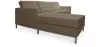 Designerska sofa z kanapą - tapicerowana w skórze - Nova image 9