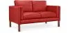 Sofa skórzana tapicerowana - 2 osobowa - Mordecai image 9