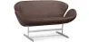 Sofa zakrzywiona - Tapicerowana w skórze - 2 miejsca - Svin image 9