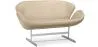 Sofa zakrzywiona - Tapicerowana w skórze - 2 miejsca - Svin image 9