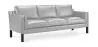 Sofa tapicerowana w skórze - 3 osobowa - Menache image 9