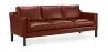 Sofa tapicerowana w skórze - 3 osobowa - Menache image 9