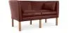 Sofa 2 osobowa - Tapicerowana w Skórze - Benjamin image 9