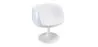 Krzesło do salonu - białe krzesło designerskie - tapicerowane tkaniną - Geneva image 9