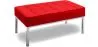 Ławka designerska - 2 miejsca siedzące - Tapicerowana w skórze - Konel image 9