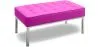 Ławka designerska - 2 miejsca siedzące - Tapicerowana w skórze - Konel image 9