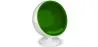 Fotel z podłokietnikami - Ball Design - Tapicerowany w tkaninie - Batton image 9