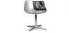 Krzesło do salonu - Designerskie krzesło - Skóra i metal - Koniak image 9