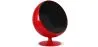 Fotel Design Bola - tapicerowany w skórze - Baller image 9
