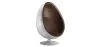 Fotel Egg Design - Aviator Style - Tapicerowany w Leatherette - Eny image 9