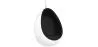 Designerski fotel wiszący Egg - tapicerowany tkaniną - Eny image 9