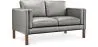 Sofa skórzana tapicerowana - 2 osobowa - Mordechaj image 9