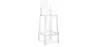 Stołek barowy z oparciem - Transparent Design - 75cm - Victoria Queen image 9