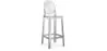Stołek barowy z oparciem - Transparent Design - 75cm - Victoria Queen image 9