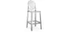 Stołek barowy z oparciem - Transparent Design - 65cm - Victoria Queen image 9