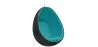 Fotel wiszący - Egg Design - tapicerowany tkaniną - Eny image 9