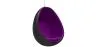 Fotel wiszący - Egg Design - tapicerowany tkaniną - Eny image 9