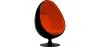 Fotel designerski Egg - tapicerowany w skórze - Eny image 9