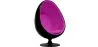 Fotel designerski Egg - tapicerowany w skórze - Eny image 9