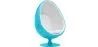 Fotel Egg Design - Tapicerowany w tkaninie - Eny image 9