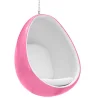 Fotel designerski z wiszącymi jajkami - tapicerowany tkaniną - Eny image 9
