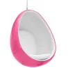 Fotel designerski z wiszącymi jajkami - tapicerowany tkaniną - Eny image 9