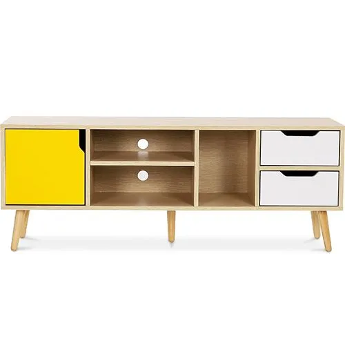 Drewniany stojak na telewizor - skandynawski design - Aren image 8