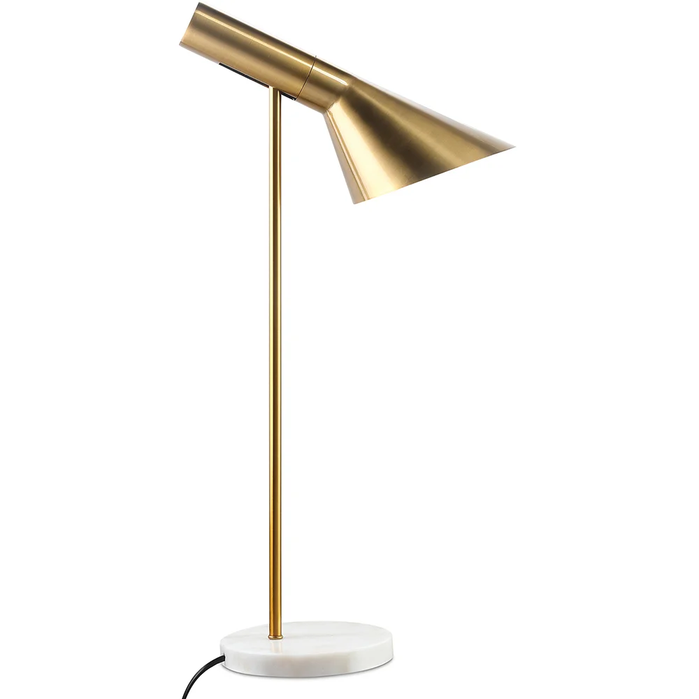 Lampa z Łapą - Lampa Biurkowa - Marmur i Metal - Celio image 8