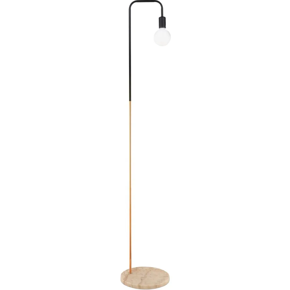 Lampa podłogowa z marmurową podstawą - Lampa do salonu - Carlo image 8