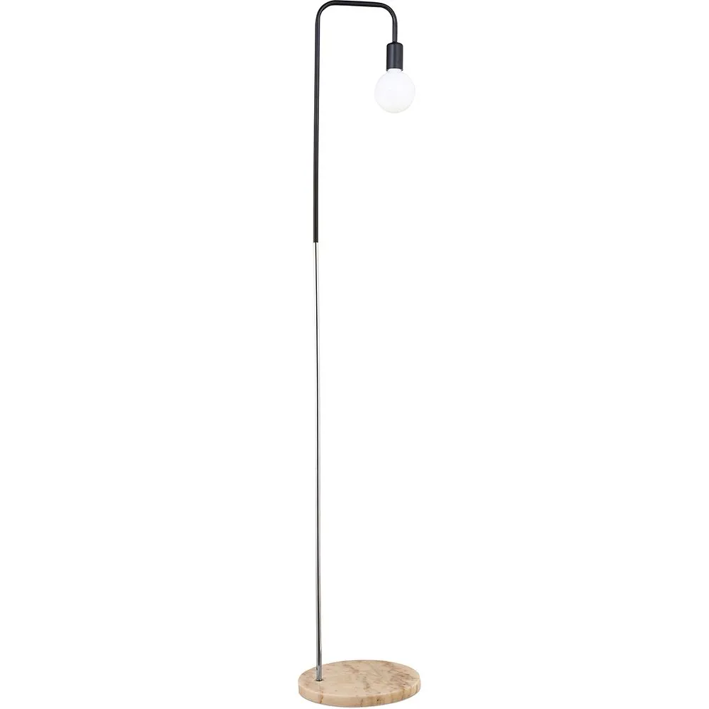 Lampa podłogowa z marmurową podstawą - Lampa do salonu - Carlo image 8