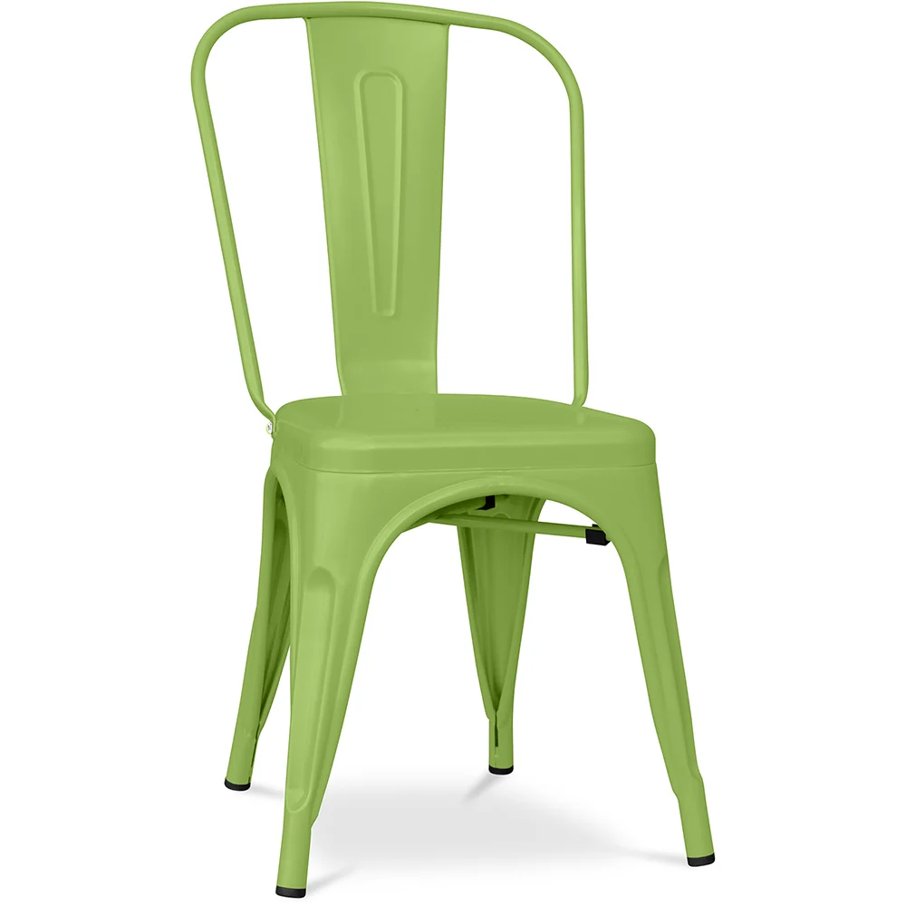 Stalowe krzesło do jadalni - Design przemysłowy - Stylix image 8