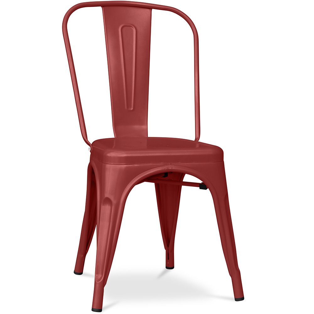 Stalowe krzesło do jadalni - Design przemysłowy - Stylix image 8