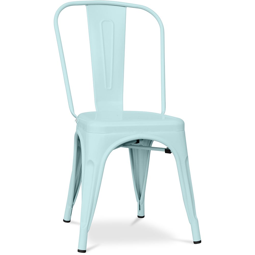Stalowe krzesło do jadalni - Design przemysłowy - Stylix image 8