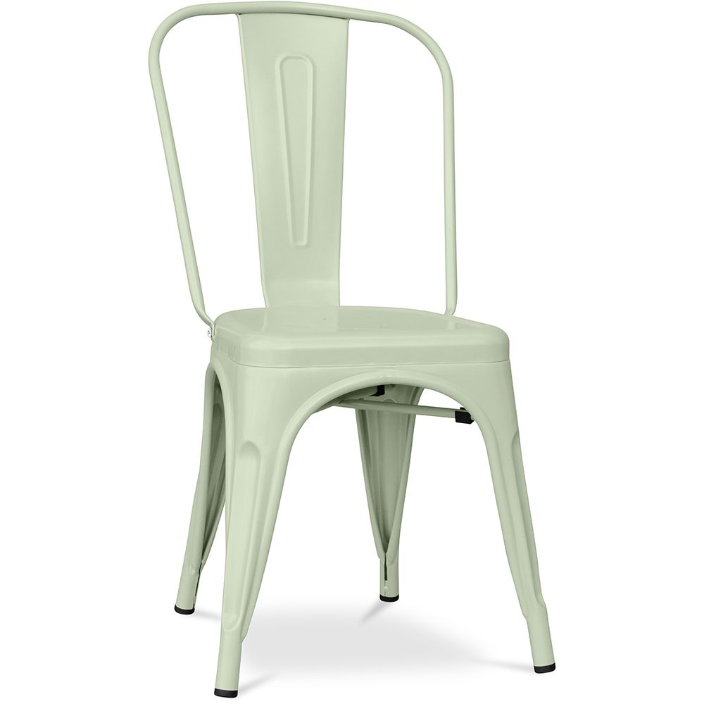 Stalowe krzesło do jadalni - Design przemysłowy - Stylix image 8