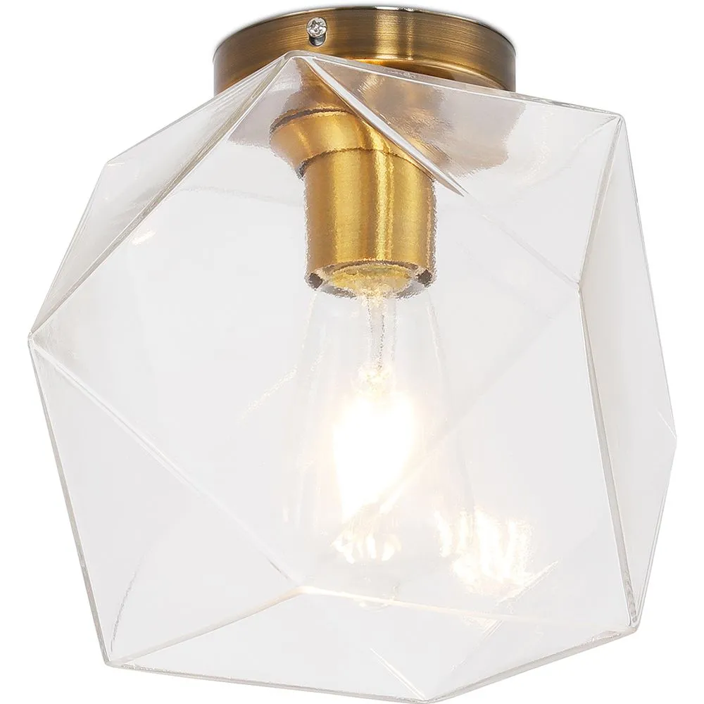 Lampa sufitowa z kryształem - Kinkiet w stylu retro - Avo image 8