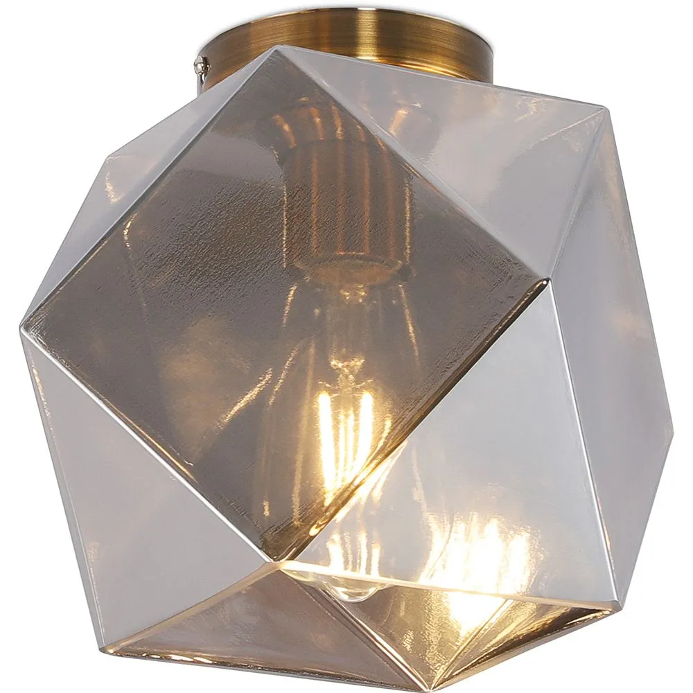 Lampa sufitowa z kryształem - Kinkiet w stylu retro - Avo image 8